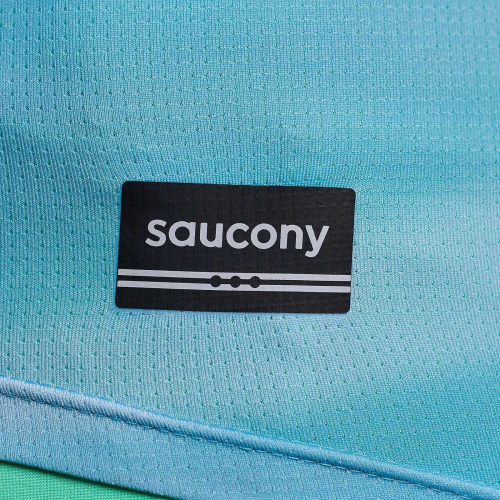 Saucony Stopwatch Graphic Singlet Calm Print | QOBEZ-7348