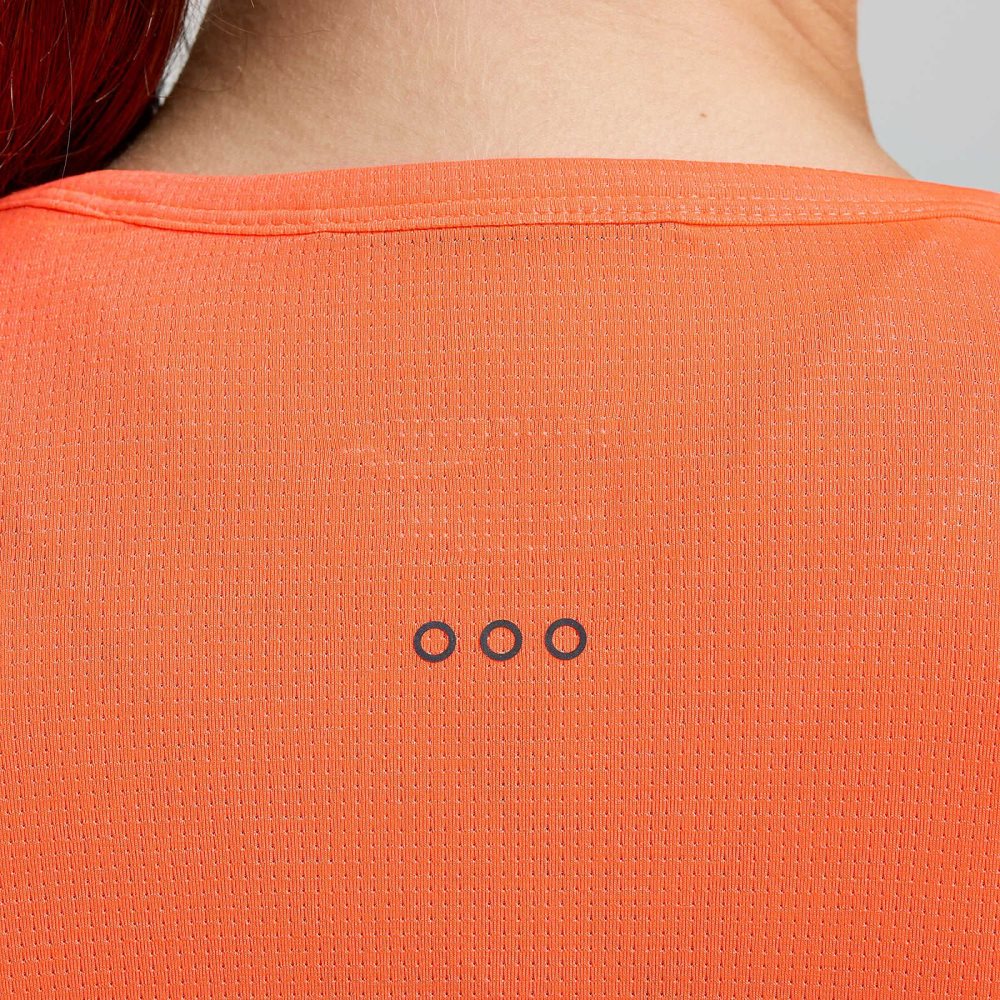 Saucony Stopwatch Short Sleeve ViZiRed | ONLBQ-8391