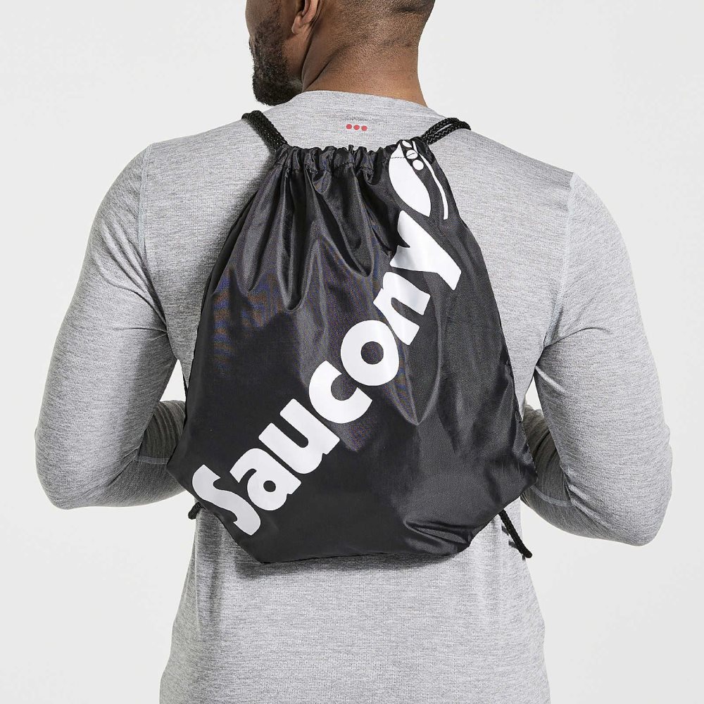 Saucony String Bag Black | DEIXQ-4192