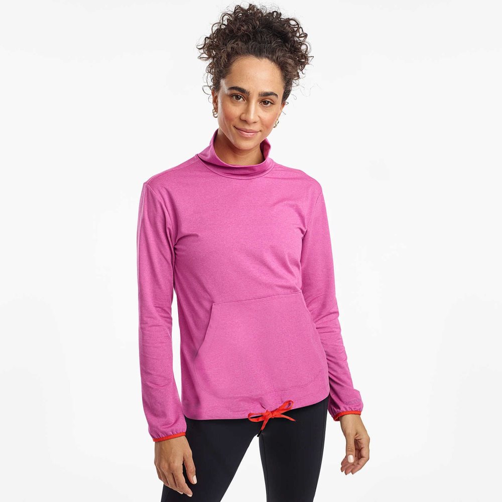 Saucony Sunday Pocket Top Purple | BMEPL-9428