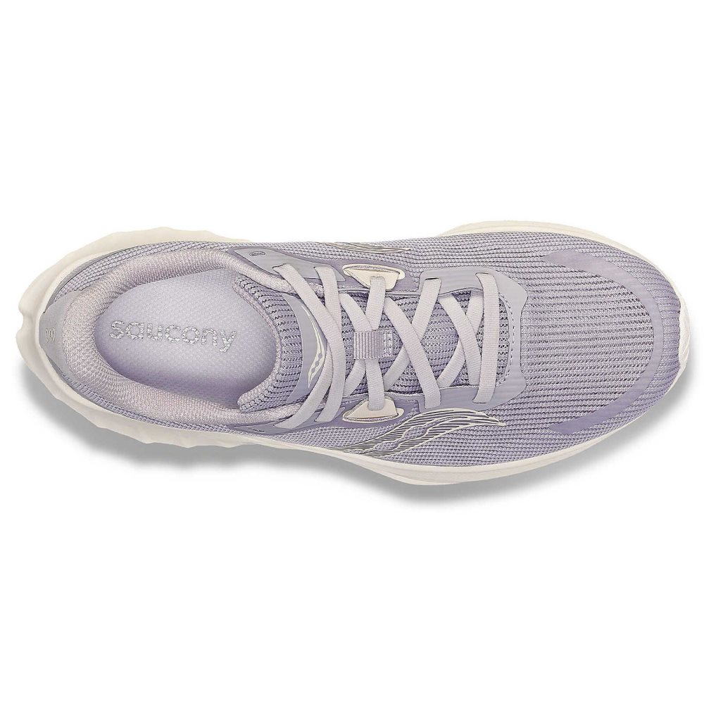 Saucony Tide 2 Lavender White | RUOGT-6195