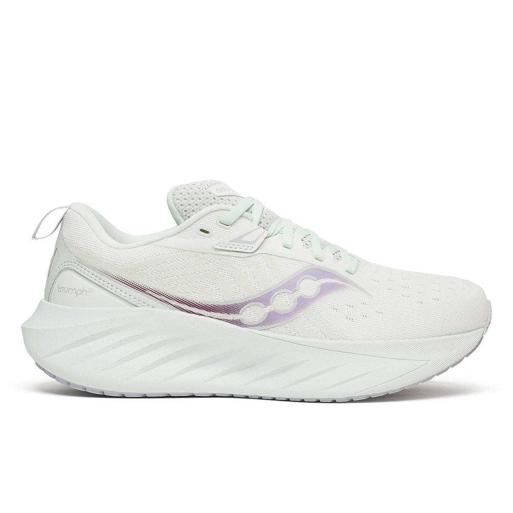 Saucony Triumph 22 White | WYELK-2365