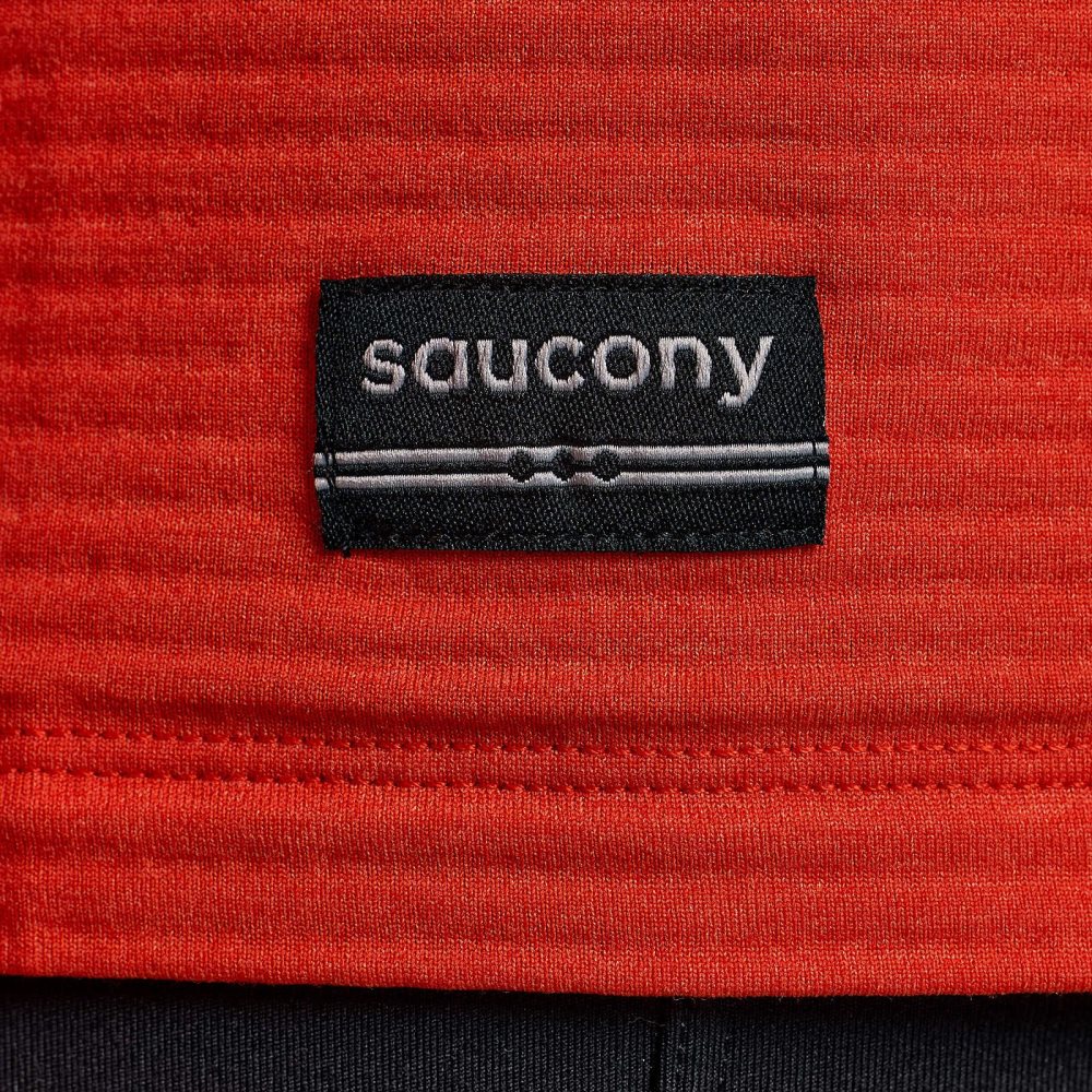 Saucony Triumph 3D Crew Infrared Heather | LZWBS-9108