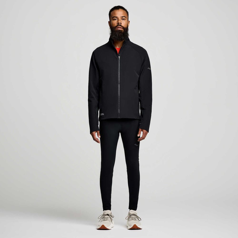 Saucony Triumph Jacket Black | QIEUH-9670